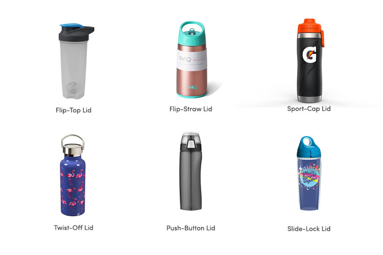 Types of shop bottle lids